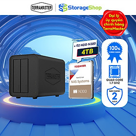 Mua Bộ Thiết bị lưu trữ mạng NAS TerraMaster F2-212+N300 Hàng chính hãng