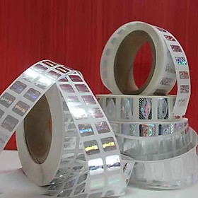 Mua Tem cuộn hologram  tem chống hàng giả  tem 7 màu xác thực hàng chính hãng in nhanh  giá rẻ