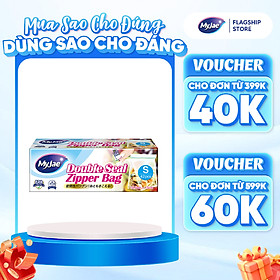 (Chọn Loại) Túi Zip PE Trong Suốt 2 Đường Kéo MyJae, Túi Bọc Đồ Ăn, Rau Củ Bảo Quản Trong Tủ Lạnh