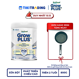 Sữa bột Nutifood GrowPLUS+ Cao Lớn Vượt Trội trên 2 tuổi Lon 800g