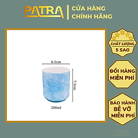 Cốc sứ, ly sứ men đá Bát Tràng hình trụ, cốc uống nước không quai 200ml nhiều màu lựa chọn