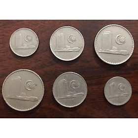 Mua Xu Malaysia bộ 3 viên xu phiên bản đầu tiền sưu tầm