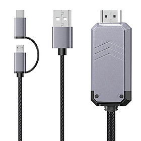 2 in 1  / Micro USB to   Cable, 1.8 Meter   Adapter 1080P  HDTV