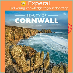 Sách - Beauty of Cornwall Square Wall Square Wall Calendar 2024 by  (UK edition, paperback)