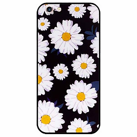 Ốp lưng dành cho Iphone 6 Plus / 6s Plus mẫu Cúc Nhuỵ Vàng Nền Đen