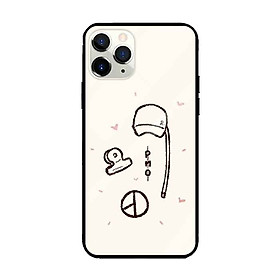 Ốp lưng kính cường lực cho iPhone 11 Pro Max Nền Nón PMO - Hàng Chính Hãng