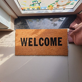 Mua THẢM CHÙI CHÂN BẰNG XƠ DỪA CÓ ĐẾ CHỐNG TRƯỢT IN WELCOME