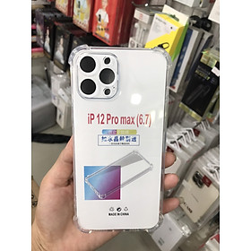 Ốp Lưng Điện Thoại Trong Suốt Có Viền Chống Sốc, Bảo Vệ Mặt Lưng, Màn Hình, Camera Cho iPhone 6 7 8 PLUS X XS XR 11 PRO MAX - DT042