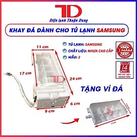 Mua Khay đá rơi  khay làm đá dành cho tủ lạnh Sam sung - Điện Lạnh Thuận Dung