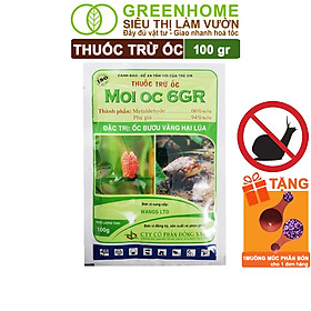Mua Bã Trừ Ốc Greenhome  Moioc  Bao 100gr  Trừ Sên  Các Loại Ốc  Diệt Côn Trùng  Bảo Vệ Cây Trồng