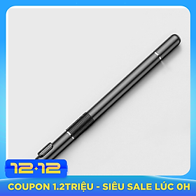 Bút cảm ứng 2 đầu 2 in 1 Baseus cho điện thoại mày tính bảng iPhone iPad Samsung window PC - Hàng chính hãng
