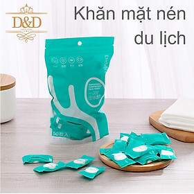 Mua Set 10 khăn mặt nén du lịch dùng 1 lần ETRAVEL - 20x20cm