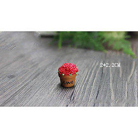 Mua Mô hình chậu cây cảnh mini trang trí nhà búp bê  bàn làm việc  móc khóa