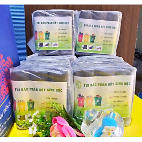 Set 360 cái ( 10 kí ) Túi Rác Cuộn PHÂN HỦY SINH HỌC - Màu Đen - Size Cực Đại 78 * 92 CM - Kiều Gia