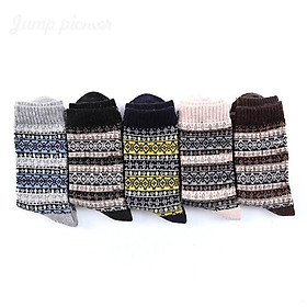 Bộ 5 Đôi Tất Nam Thổ Cẩm Vintage Sang Trọng