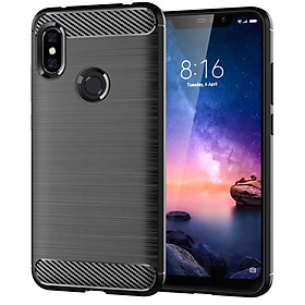Ốp Lưng Dẻo Dành Cho Xiaomi Redmi Note 6 Pro Vân Xước Chống Sốc