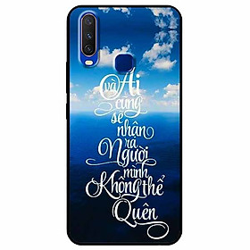 Ốp lưng in cho Vivo Y12, Vivo Y15, Vivo Y17 Mẫu Không Thể Quên