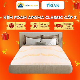 Nệm Foam Aroma Classic gấp 3