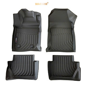Thảm lót sàn xe ô tô Ford Fiesta 2011-2013 (sd) Nhãn hiệu Macsim chất liệu nhựa TPE cao cấp