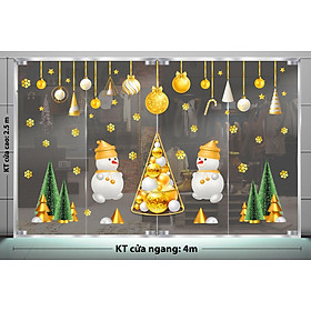 Mua Decal trang trí NOEL 2024 combo số 126