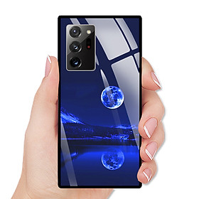 Ốp Lưng Điện Thoại SAMSUNG GALAXY NOTE 20 ULTRA - Mặt Lưng Kính Cường Lực - 0269 MOON02 - Hàng Chính Hãng