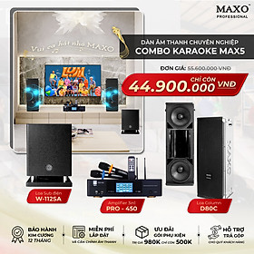 Mua Dàn Karaoke Gia Đình MAX5 - Hàng Chính Hãng