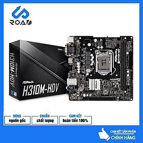 Mainboard Asrock H310M-HDV (Chipset Intel H310 / Socket LGA1151 / VGA onboard) - Hàng Chính Hãng
