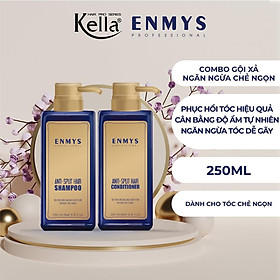 Combo dầu gội xả ngăn ngừa chẻ ngọn tóc Enmys (Chai 250ml)