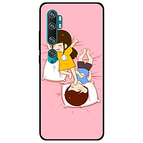 Ốp lưng dành cho Xiaomi Mi Note 10 mẫu Couple Ngủ