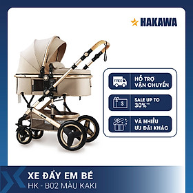 XE ĐẨY EM BÉ CAO CẤP HAKAWA HK-B02 - HÀNG CHÍNH HÃNG