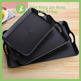 Mua Khay Nhựa Giả Gỗ Hình Chữ Nhật Chống Trượt Cao Cấp