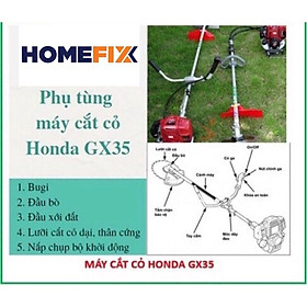 Mua Máy cắt cỏ đeo vai HONDA model GX35. Hàng Nhập khẩu.