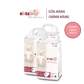 COMBO 3 BỊCH TÃ DÁN ROSEBABY S56