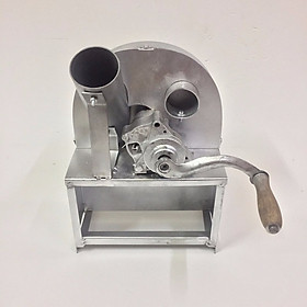 Máy thái hành quay tay + bộ dao ( máy INOX )