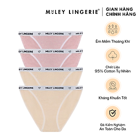 Combo 4 Quần Lót Nữ Melange High-Cut Miley Lingerie Màu Vàng và Hồng - FDS1214-0914 - L
