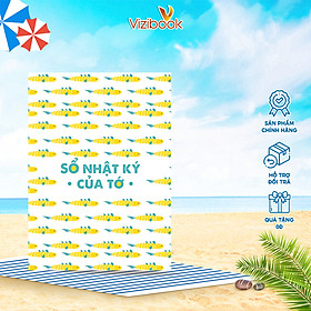 Sổ nhật ký của tớ - sổ a5 bìa cứng có dòng kẻ, hình minh họa