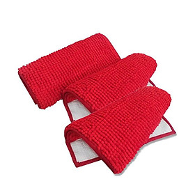 Mua Bộ 3 thảm lau chân san hô sợi lớn siêu thấm cao cấp (màu ngẫu nhiên) - 33x47 - GDHN Loại Tốt