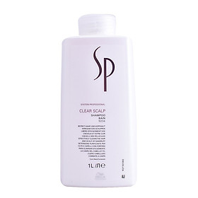 Dầu gội hỗ trợ điều trị gàu Wella SP System Professional Clear Scalp shampoo 1000ml