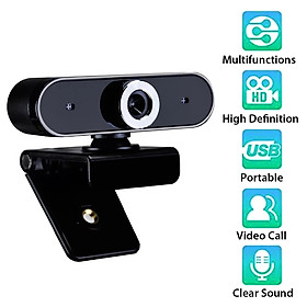GL68 HD Webcam Video Chat Recording Usb Camera Web Camera with HD Mic for Computer Desktop Laptop Online Course Studying