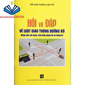 Sách - Combo 5 cuốn Hỏi và đáp về Luật giao thông đường bộ dùng cho sát hạch, cấp Giấy phép lái xe hạng A1