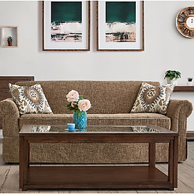 Mua Bàn sofa 2 tầng mặt kính cường lực SM13CT Tundo KT 132 x 76 x 48cm