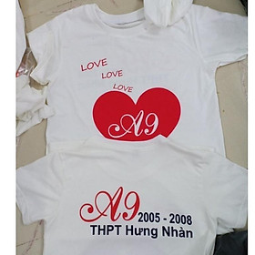 Thiết kế áo lớp in tên các thành viên _ IN 013