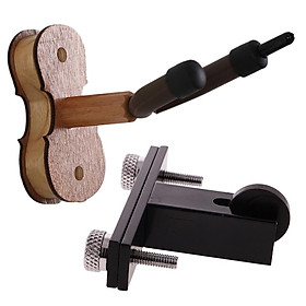 Violin Accs Wall Mount Hanger Holder Rack Hook with Bridge Machine Redressal Musical Instrument