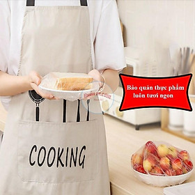 Mua Màng bọc thực phẩm co giãn tái sử dụng có chun bọc đồ ăn rất nhanh khắc phục nhược điểm của các màng bọc PE khác
