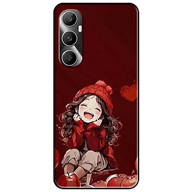 Ốp lưng cho Realme 9i - Realme 10 - C11 2021 - C65 4G - C67 - C20 - Poco X6 5G - Cô Gái Yêu Đời - Hàng Chính Hãng