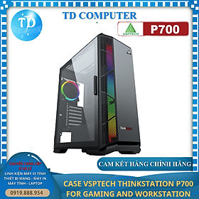 Mua Vỏ máy tính Case VSP P700 ~ (ATX  MATX  ITX  EATX) Kính cường lực không FAN - Hàng chính hãng TECH VISION phân phối