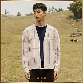 ÁO CARDIGAN CASHMERE KẺ 005998 THỜI TRANG NAM HÀN QUỐC