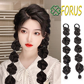 Tóc giả tết thắt bím J101 ️FREESHIP️ tóc tết thắt bính, tóc giả thắt bím
