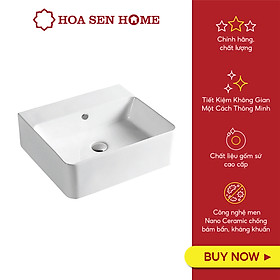 Mua Lavabo đa năng TUSLO L010 gốm sứ tráng men Nano Ceramic kháng khuẩn - Hoa Sen Home - Hàng chính hãng