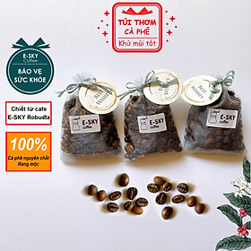 Túi thơm cà phê E-SKY coffee khử mùi ô tô, tủ lạnh, tủ quần áo, văn phòng